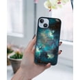 thumbnail image 5 of FINCIBO Soft Rubber Protector Cover Case for Apple iPhone 14 6.1" 2022, Blue Sky Galaxy Nebula, 5 of 5