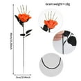 thumbnail image 3 of 1. Bendable Skeleton Hand Silk Rose Bouquet Halloween Floral Decor Adjustable Stem For Parties Weddings Indoor Outdoor, 3 of 9