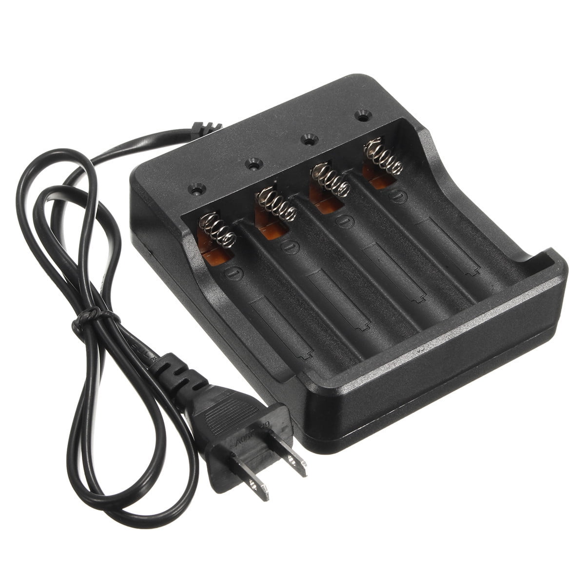 Universal 4 Slot EU Plug Battery Batteries Charger for 3.7V 4x18650 Rechargeable 