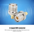 thumbnail image 1 of Conector UHF Conector adaptador 50 ohmios SMA hembra antiinterferencias multiusos a hembra UHF para equipos de LAN inalámbrica, 1 of 8