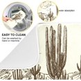 thumbnail image 2 of GZHJMY Wild West Desert Cowboy Dish Drying Mat for Kitchen Counter, Ultra Absorbent Reversible Microfiber Dishes Drying Rack Pad Heat-resistant Mats 16x18in, 2 of 7