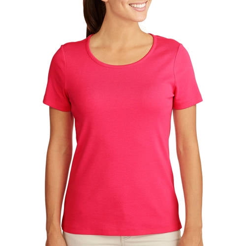 White Stag Women's Short Sleeve Scoop Neck TShirt