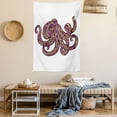 thumbnail image 2 of Octopus Decor Wall Hanging Tapestry, Octopus Illustration with Ethnic Pattern and Colors Tribal Style Artwork Print, Bedroom Living Room Dorm Accessories, 60 X 80 Inches, by Ambesonne, 2 of 5
