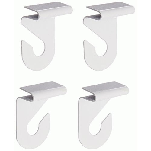 Fifty Pack 50 Sets Drop Suspended White Aluminum Ceiling Hooks   CH-1R2LX50 