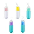 thumbnail image 5 of MYG Pailles en Silicone Réutilisables Pliables Portables pour Extérieur avec Brosse de Nettoyage, 5 of 5