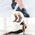 thumbnail image 6 of Unique Bargains 1 Pair Five Toe Socks Soft Thickening Socks for Women Brown, 6 of 6