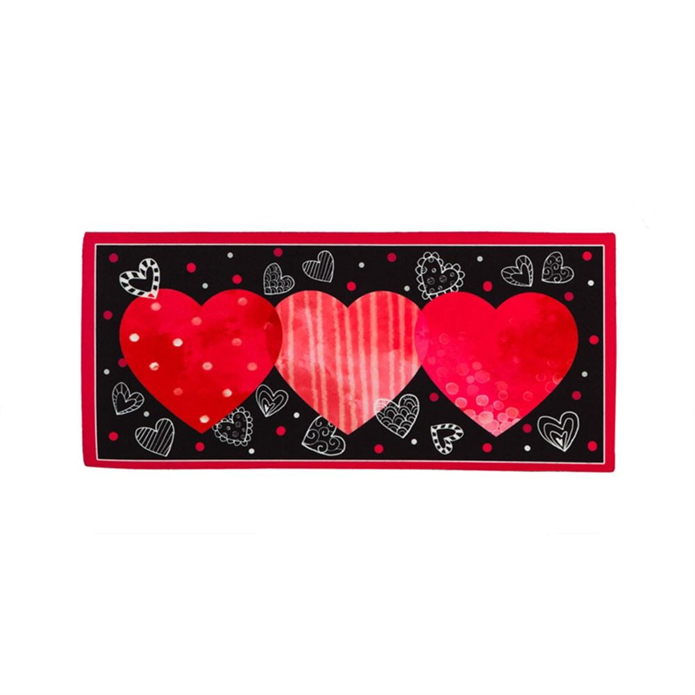 Evergreen Sassafras Switch Mat Valentine's Heart Trio