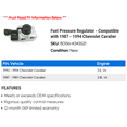thumbnail image 2 of Fuel Pressure Regulator - Compatible with 1987 - 1994 Chevy Cavalier 1988 1989 1990 1991 1992 1993, 2 of 2