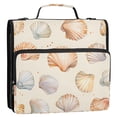 thumbnail image 5 of FORMRS Zipper Binder with Shoulder Strap 2-inch Ring 500 Sheet Capacity File Bag, Beige Seashell, 5 of 5