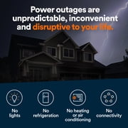 Generac 10kW Home Standby Generator with 16C Transfer Switch, Cellular Connectivity, Easy to Use, Whole House Power Backup, Smart Outage Solution