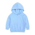 thumbnail image 4 of Baby Fleece Sweatshirt 2Pcs Outfits Kids Sports Tracksuits Long Sleeve Pullover Hoodies Sweatshirt and Sweatpants Fall Winter Suit Toddler Sweaters Blue 4-5T, 4 of 9