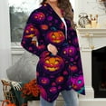 thumbnail image 4 of FDGIU Women's Halloween Cardigan 2025 - Printed Open Front Long Sleeve Cover-Up, Lightweight Crochet Fall Coat, Medium Length Coat Casual, 4 of 6
