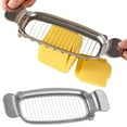 thumbnail image 4 of Butter & Cheese Slicer, Stainless Steel Multipurpose Food Cutter for block cheese, Butter Slicer Cut Into 1/4 Inch on Average, Dishwasher Safe, 4 of 5