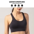 thumbnail image 2 of TFixol Mujer Sujetador Deportivo Push-up A Prueba De Golpes Secado Rápido Acolchado Crop-Top Cuatro, 2 of 8