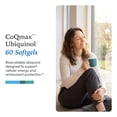 thumbnail image 5 of XYMOGEN CoQmax Ubiquinol - 200mg CoQ10 - Patented Stabilized Form - Coenzyme Q10 for Antioxidant Brain & Heart Health Support - 60 Softgels, 5 of 8