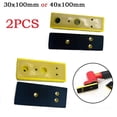 thumbnail image 4 of MYG 2PCS Backing Pad Rectangular Polishing Chamfering Hook And Loop Sander 30x100mm For Grinding Polishing Metal Wood, 4 of 8