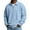 14#Light Blue, variant on Long Sleeve Polo Pullover Sweatshirt for Men Quarter Zip Corduroy Waffle Knit Mock Turtleneck Soft Casual Warm Shirt Complexion S