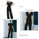 thumbnail image 4 of Monos De Mujer, Mono Con Cuello En V Cómodo De Cintura Alta De Color Puro Para El Verano ANGGREK CC1711, 4 of 7