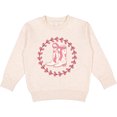 thumbnail image 2 of Inktastic Cowgirl Boots Western Wreath Toddler Sweatshirt, 2 of 4