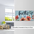 thumbnail image 5 of Flower Hello Daisy Switch Cover Decorative Wall Plate / 4-Gang 4-Toggle / Standard Size 4.5x8 in, 5 of 5