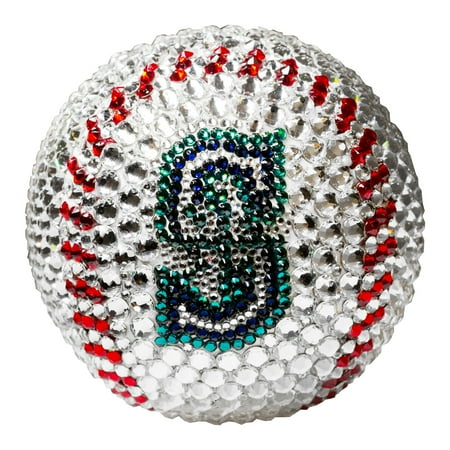 Seattle Mariners Crystal Baseball