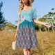 thumbnail image 4 of Vestido de manga corta de la película Tiburón, vestido holgado de verano, vestido de fiesta de lujo para mujer, vestidos de verano para mujer, 4 of 7