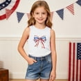 thumbnail image 4 of ZACPNCV Kids 4Th Of July Tank Top Patriotic Sleeveless Tees Stars Stripes Print Crewneck Summer Casual Shirt for Boys Girls 3-15Y D-White, 4 of 8