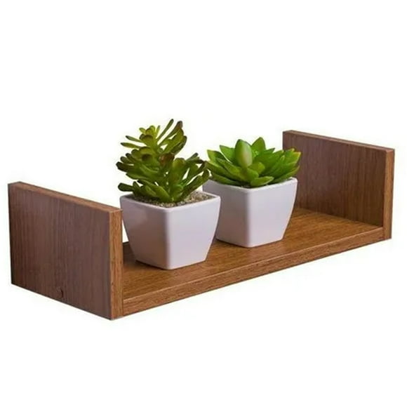 Repisa estante Flotante Pared 50 x 10 MDF Color tipo Madera