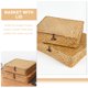 thumbnail image 3 of 2 cestas de algas marinas con tapa, cestas de almacenamiento, contenedores para refrigerios, organizador tejido, 3 of 5