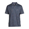 thumbnail image 4 of Ben Hogan Men's and Big Men's Mini Botanical Print Golf Polo Shirt, Up to 5XL, 4 of 6