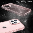 thumbnail image 7 of JETech Glitter Case for iPhone 13 Pro Max 6.7-Inch, Bling Sparkle Shockproof Phone Bumper Cover, Cute Sparkly for Women and Girls (Pink), 7 of 7