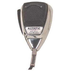 Astatic, Noise Cancelling 4-Pin CB Microphone, 636L, Chrome