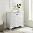 thumbnail image 2 of Pemberly Row MDF Wood and Birch Veneer Storage Cabinet in White, 2 of 14