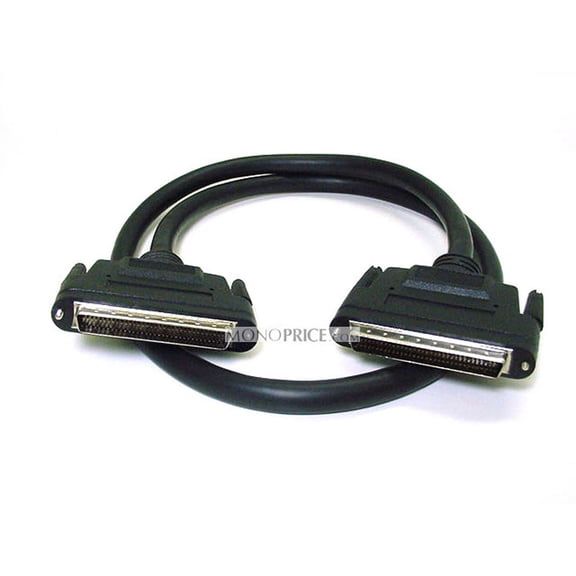 Monoprice SCSI Cable - 6 Feet - HPDB68 Low Voltage Differential Male/Male with Screw