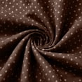 thumbnail image 7 of Karymi Polka Dot Print Midi Maxi Dress, Tie Keyhole Crew Neck Long Ruffle Cuff Sleeve Dress, Elastic Ruched Waist Plus Size Sundress Summer Dresses for Women, 7 of 7