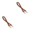 thumbnail image 3 of Sonducket Cuero duradero para actualizaciones de bolsos P Correa de hombro corta Bolsa Correas de repuesto de hombro cortas marrón38cm marrón38cm 2Conjunto, 3 of 6