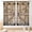 Wooden-02, variant on Blue White Daisy Curtains, Farmhouse Modern Flower Retro Floral Spring Butterfly Rural Country Style Window Curtains,2 Pcs