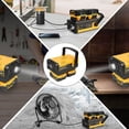thumbnail image 4 of 150W Power Inverter for De*walt 20V Battery, DC 20V to AC 110-120V Battery Inverter, Portable Power Station Generator, Charger Adapter Battery Powered Outlet with 2 USB Ports & 1 Type-C & 1 AC Outlet, 4 of 6