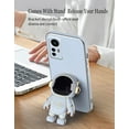 thumbnail image 5 of Compatible with Xiaomi 12 Lite Case Silicone TPU Plating, Xiaomi 12 Lite Cases Cute Astronaut Pattern Phone Case with Stand (Blue), 5 of 14