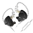 thumbnail image 1 of ZSN 1BA + 1DD Dual Driver Auriculares híbridos Estéreo Auriculares intrauditivos Auriculares negro con micrófono, 1 of 7