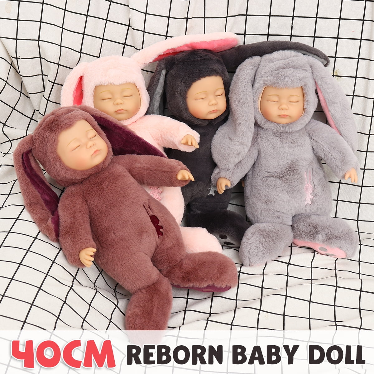 baby doll and rabbit