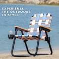 thumbnail image 7 of GoSports Outdoors WOVN Beach Backpack Chair - Premium Folding Camping Chair - 9 Styles Available - BAJA, 7 of 7