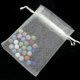 thumbnail image 4 of 50pcs Large Organza Gift Bags, 20 X 30cm Jewelry Bags Wedding Favor Bags With Drawstring For Christmas Birthday Party Gift Wrapping (white), 4 of 4
