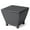 Black, variant on Funnil Outdoor Wicker Side Table for Patio Deck Garden, All-weather Rattan Small Storage Box End Table, Resin Coffee Table with Iron Frame, Gray