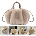 thumbnail image 6 of SEWCHICS Women's Khaki Plush Crossbody Bag Fashion Fuzzy Design Shoulder Bag Perfect for Dating and Daily Use, 6 of 8