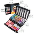 thumbnail image 4 of SHANY Glamour Girl Makeup Kit Eyeshadow Beauty Palette with Eye shadows, Blushes, Lipstick Lip-gloss , Make up Mirror, Cosmetics applicators, Premium Gift Packaging - Glamour, 4 of 5