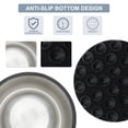 thumbnail image 5 of Unique Bargains Slow Feeder Dog Bowls Stainless Steel Dog Slow Feeder Bowl with Silicone Insert Dog Slow Feeder Bowl Food Bowl for Small Medium Large Dogs Black, 5 of 7