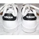 thumbnail image 4 of Ad-id-as mens 5.5 white with black stripes shoes cloudfoam, 4 of 6