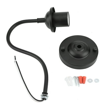 

Iron Sconce Light Varnish Metal Material Classic Curved Neck Sconce Iron Lamp For Dining Room Bedroom
