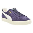 thumbnail image 2 of Puma Men's Clyde Premium Sweet Grape / Whisper White Ankle-High Suede Fashion Sneaker - 9M, 2 of 6